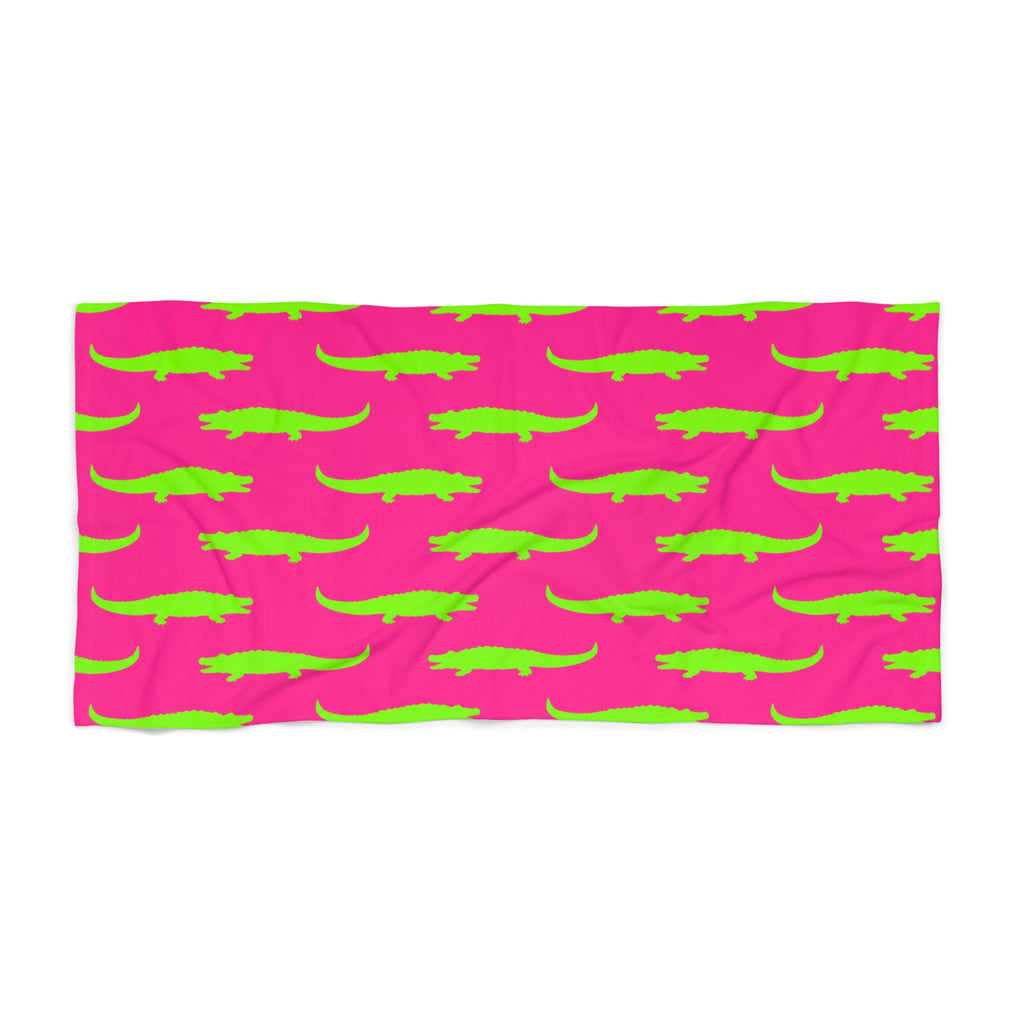 Gator Glow - Beach Towel