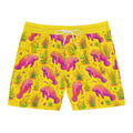 Neon Manatee - Men's Mid-Length Swim Shorts