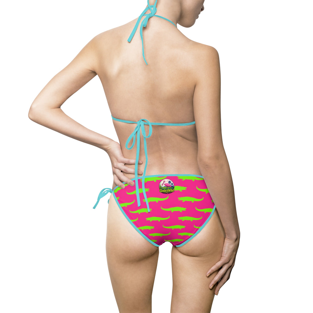 Gator Glow — Side Tie Bikini